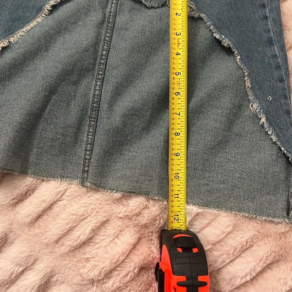 Whats's Hot!! Super Cute Boho Asymmetrical Midi Distressed Denim Skirt! 🛍️😍🔥 - Picture 8 of 14